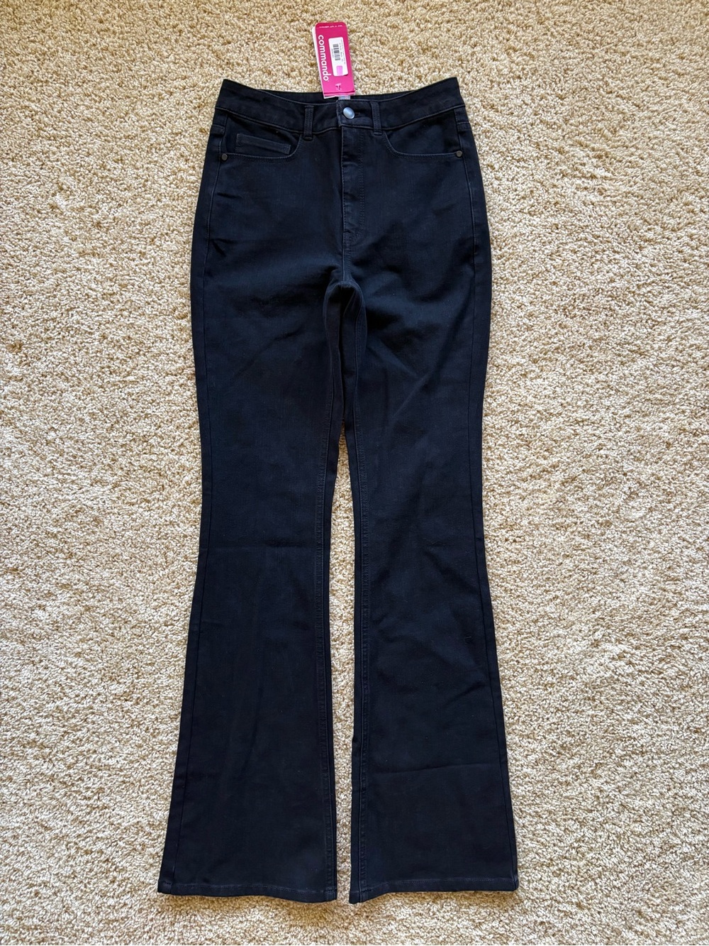 NWT Commando Do It All Denim Flared Jeans‎ Black XS